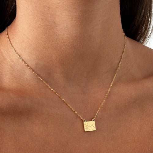 Secret Note Gold Necklace