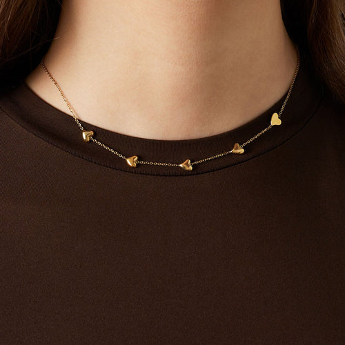 Sweet Affection Gold Necklace