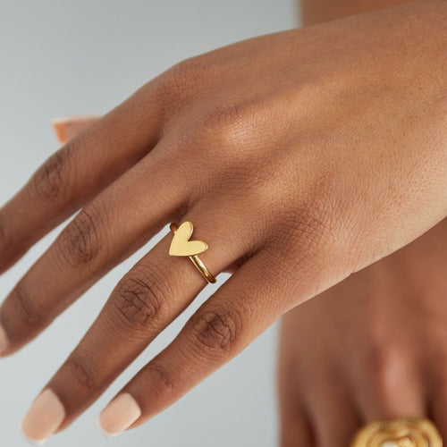Classic Love Ring Silver-Colored