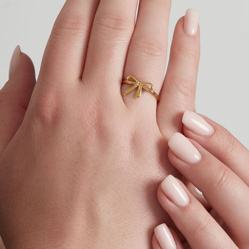 Bow Dream Ring Gold-Colored