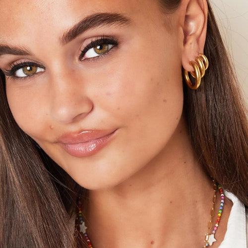Basic Hoop Earrings – Gold