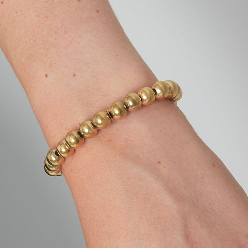 Bold Type Bracelet – Gold