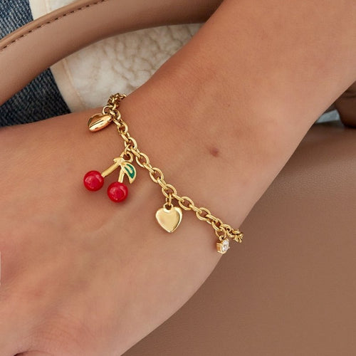 Cherish Charm Bracelet – Silver