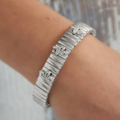 Be You Snake Arm Cuff – Silver