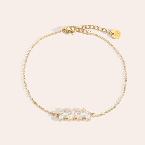 Up and Down Diamonds Bracelet – Gold