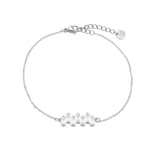 Up and Down Diamond Bracelet – Silver