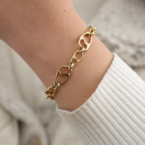 Aurora Link Bracelet – Gold