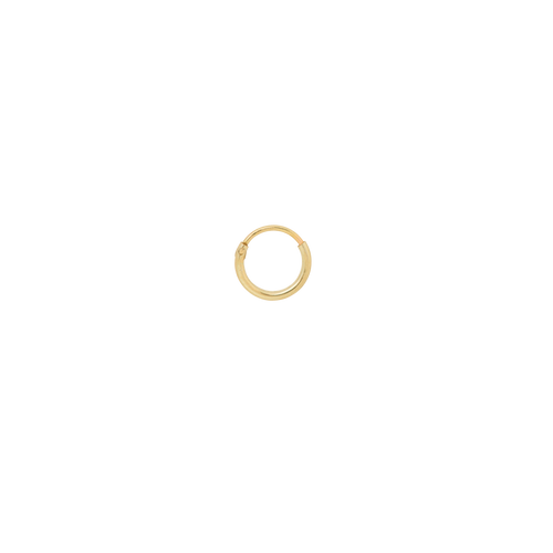 Single Plain Hoop Earring