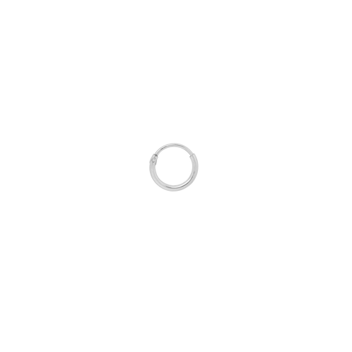 Single Plain Hoop Earring