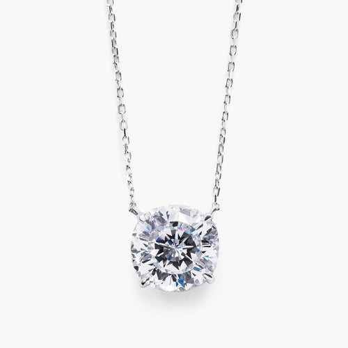Brillante runde Anhänger-Necklace