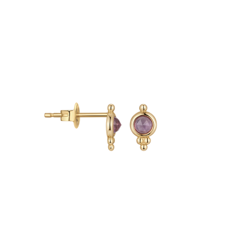 Single Crystal Drop Stud Earring