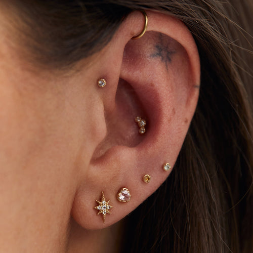 Single Mimosa Stud Earring