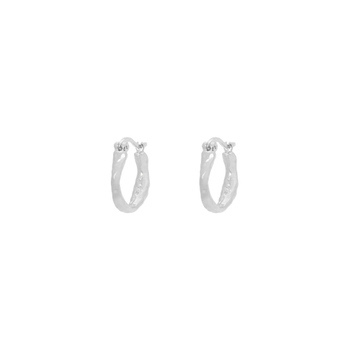 Small Organic Hoop Earrings