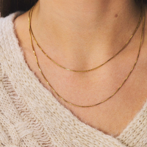 Venetian Box Chain Necklace
