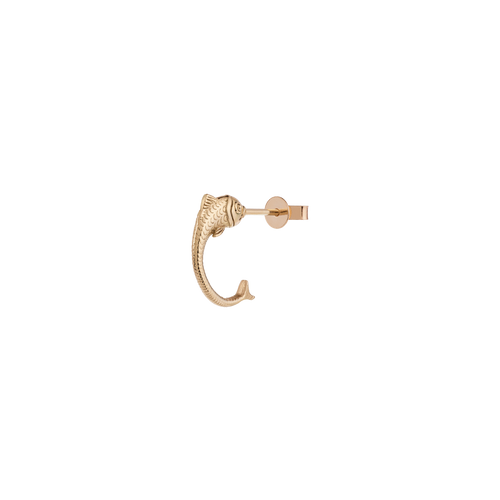 Single Lucky Fin Hoop Earring