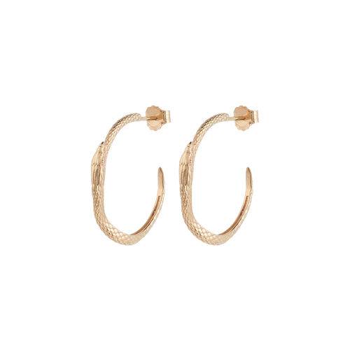 Serpent Hoop Earrings