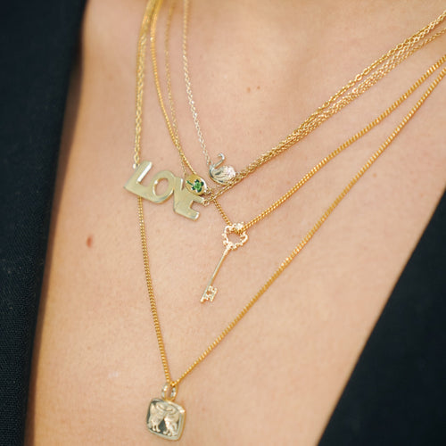 Golden Swan Necklace