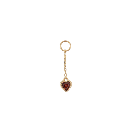 Radiant Heart Piercing Charm