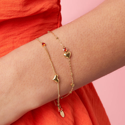 Sweetheart Spark Bracelet – Silver
