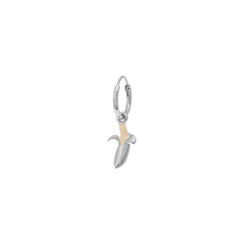 Single Banana Hoop Earring
