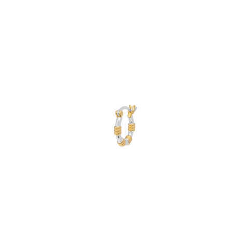 Single Dual Hoop Earring