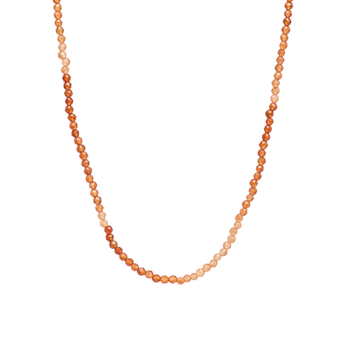 Hessonite Gemstone Necklace