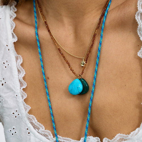 Hessonite Gemstone Necklace