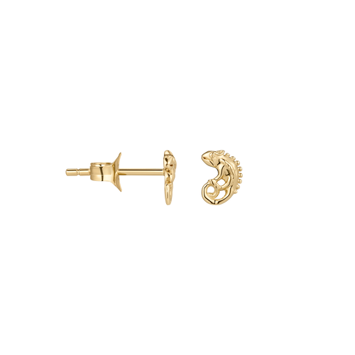 Single Chameleon Stud Earring