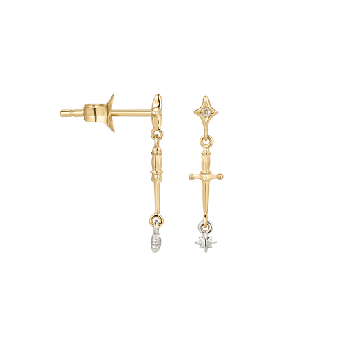 Single Cosmic Stud Earring