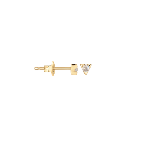Single Trinity Stud Earring