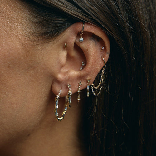 Single Trinity Stud Earring