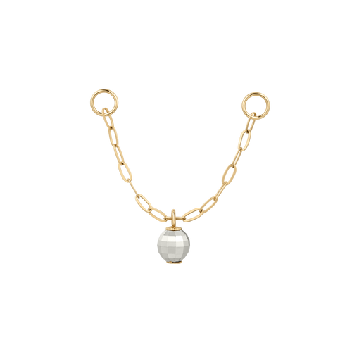 Disco Glow Chain Piercing Charm