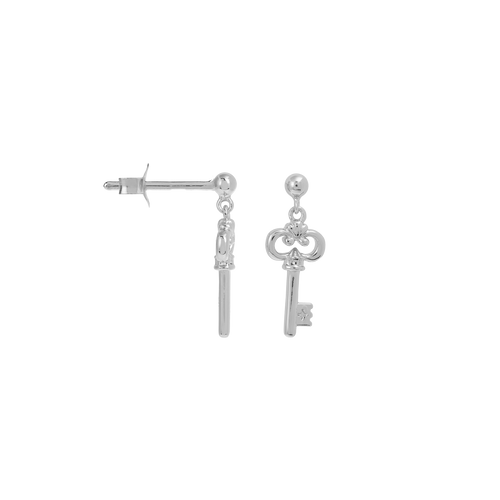 Single Secret Key Earring Stud