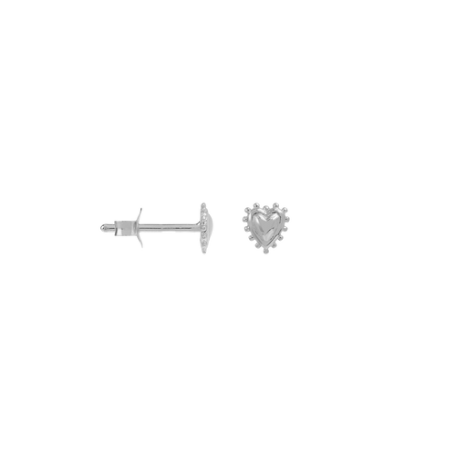Single Brave Heart Stud