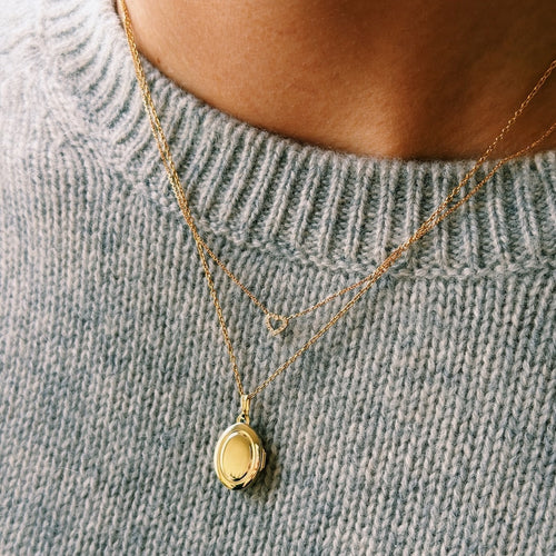 Classic Polished Oval Locket