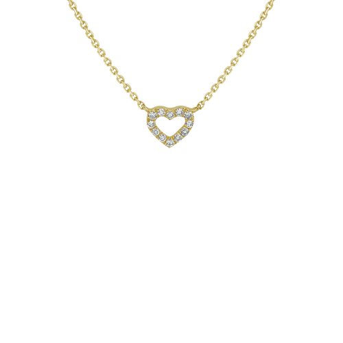 Diamond Heart Pendant Necklace
