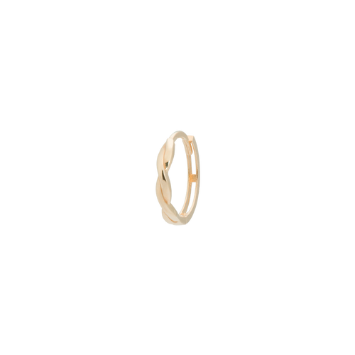Single Braided Hoop Earring