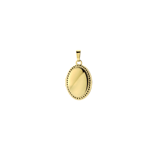 Beaded Edge Oval Locket