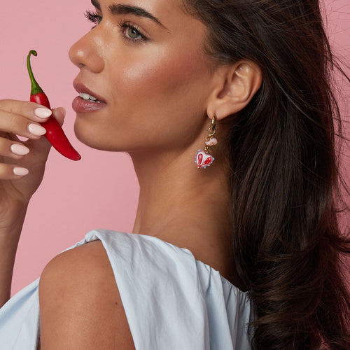 Heartbreaker Hoop Earrings – Gold
