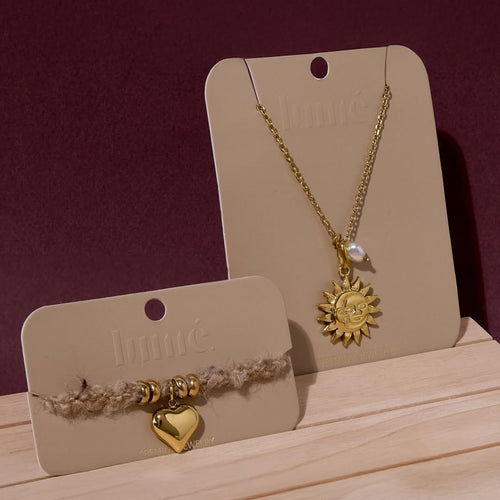 Soft Heart Chain Bracelet – Gold