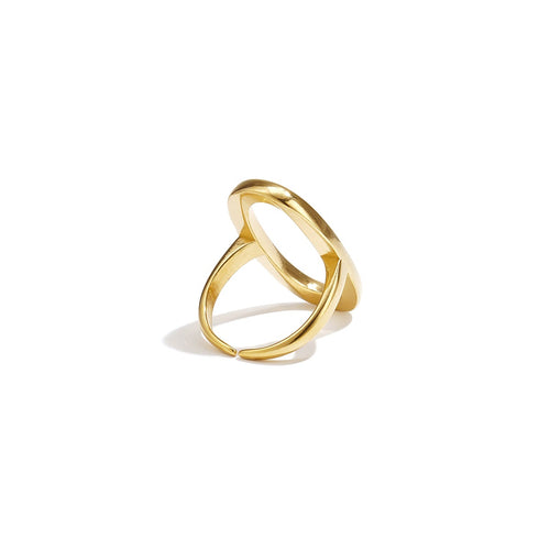 Oval Essence Ring Gold-Colored