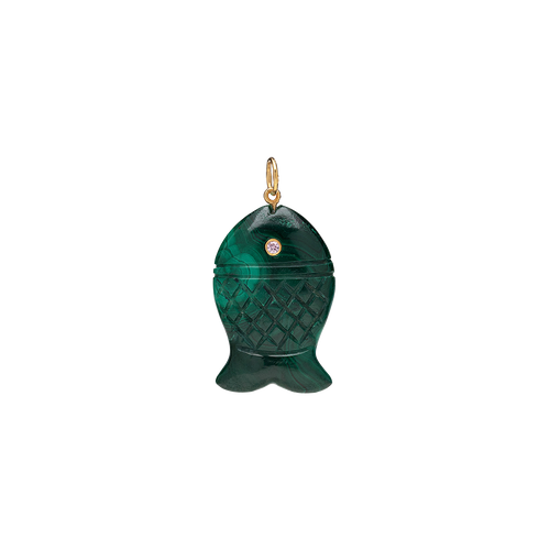 Malachite Stream Charm