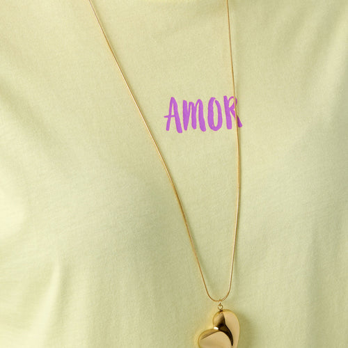 Whispers from the Heart Pregnancy Necklace Gold