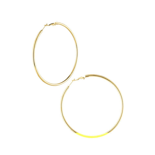 Basic Essential Hoop Earrings – Gold