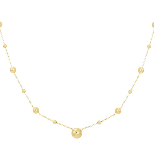 Basic Party Chain Necklace Gold