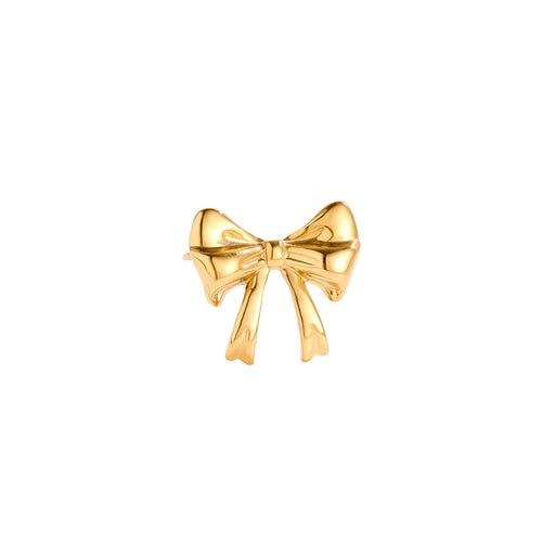 Belle Bow Ring Gold-Colored