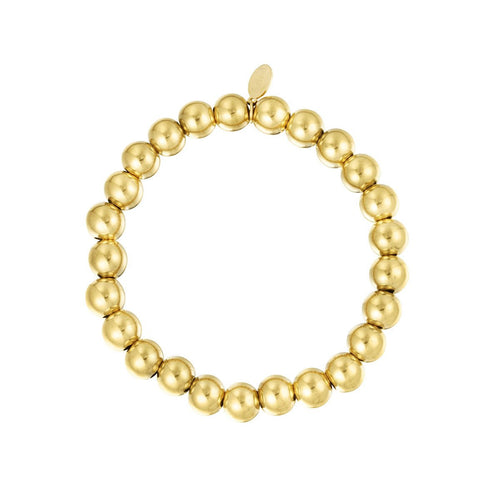 Bold Type Bracelet – Gold