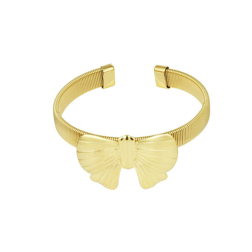 Bow Bangle – Gold
