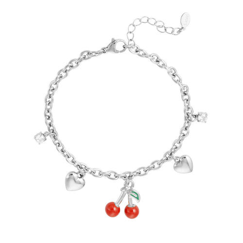 Cherish Charm Bracelet – Silver