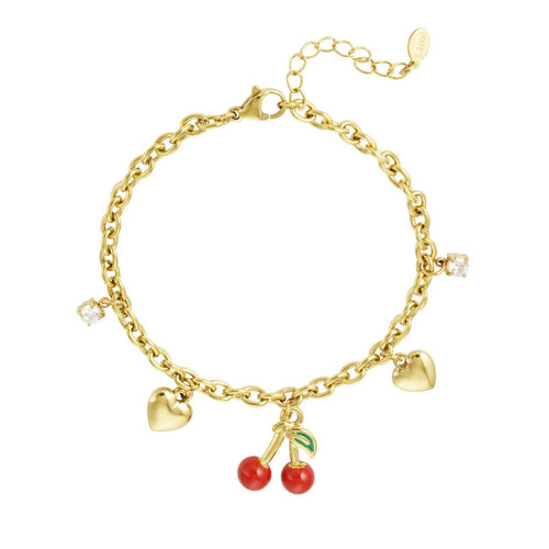 Cherish Charm Bracelet – Gold